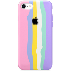 Чохол райдужний Rainbow на iPhone 7/8/SE2 Pink