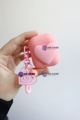 Чехол Soft Heart для AirPods Pro - Light Pink
