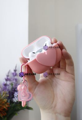 Чехол Soft Heart для AirPods Pro - Light Pink