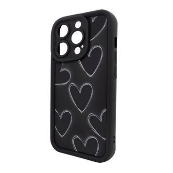 Чехол для iPhone 12 Pro &ndash; Pretty Things "Black Hearts &ndash; Black"