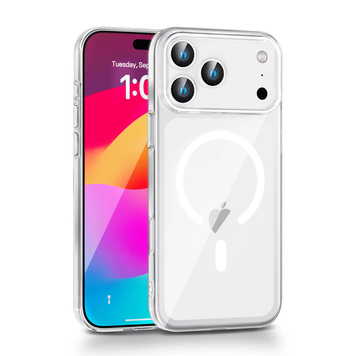 Чехол для iPhone 17 Pro : NOFELET Color Clear Case MagSafe &ndash; White