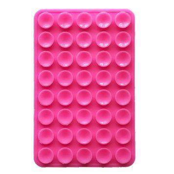 Держатель-присоска Липпер  двусторонний для телефона 100мм*60мм - Pink