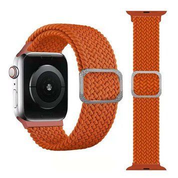 Регульований монобраслет для Apple Watch Braided Solo Loop (Orange, 42mm | 44mm | 45mm | 46mm | 49mm)