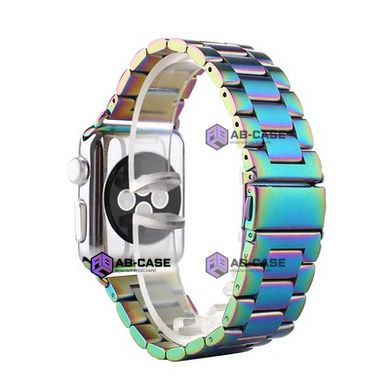 Стальной ремешок Stainless Steel Braslet 3 Beads для Apple Watch (38mm, 40mm, 41mm, Colorful)