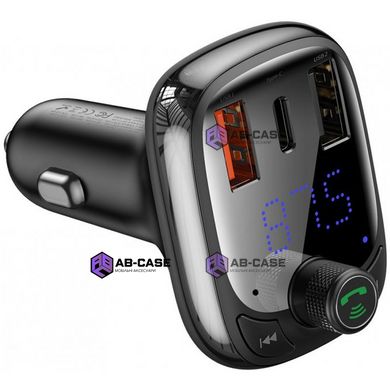 АЗУ Baseus T typed S-13 Bluetooth FM Launcher (PPS QC) 2USB + Type-C (CCTM)