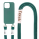 Чохол для iPhone 14 Pro Max Crossbody case with Twine Forest Green