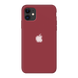 Чехол Silicone Case для iPhone 11 FULL (№33 Dark Red)